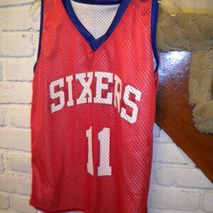 PARK ANTHONY NBA Sixers #11 Holiday Replica Reversible Jersey Kids